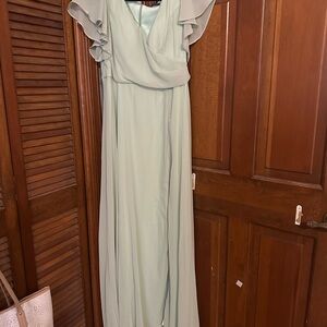 Elegant Mint Green Maxi Dress